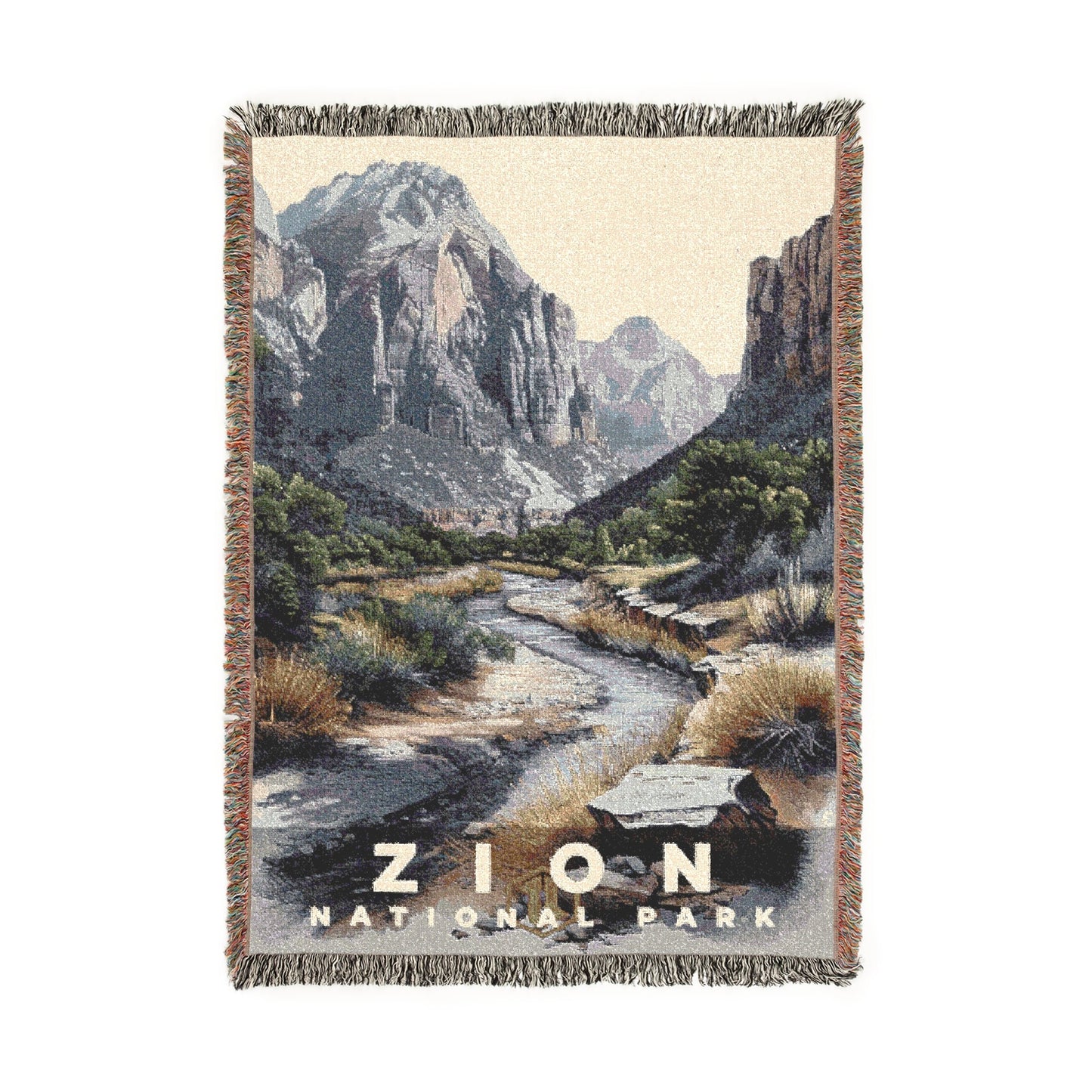 Zion National Park Woven Blanket | S17