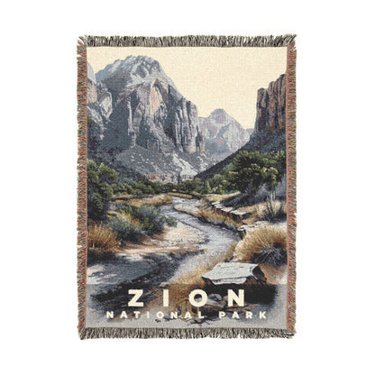 Zion National Park Woven Blanket | S17