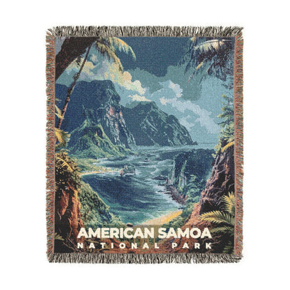 American Samoa National Park Woven Blanket | S16