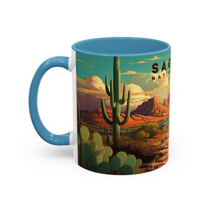 Saguaro National Park Mug | Accent Coffee Mug (11, 15oz)