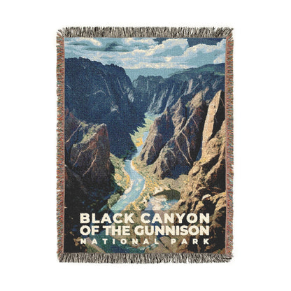 Black Canyon of the Gunnison National Park Woven Blanket | S10