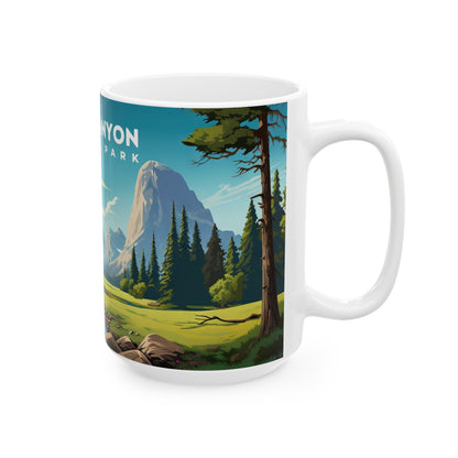 Kings Canyon National Park Mug | White Ceramic Mug (11oz, 15oz)