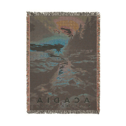 Acadia National Park Woven Blanket | S10