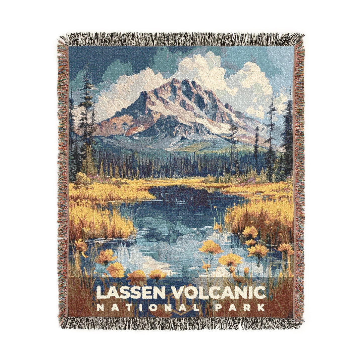 Lassen Volcanic National Park Woven Blanket | S14