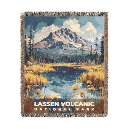 Lassen Volcanic National Park Woven Blanket | S14