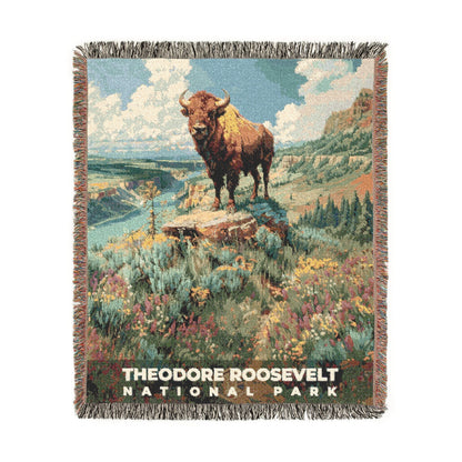 Theodore Roosevelt National Park Woven Blanket | S18