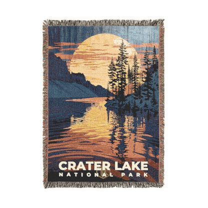 Crater Lake National Park Woven Blanket | S19