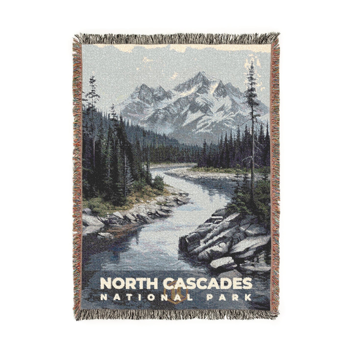 North Cascades National Park Woven Blanket | S17