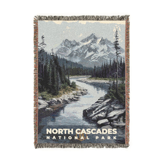 North Cascades National Park Woven Blanket | S17