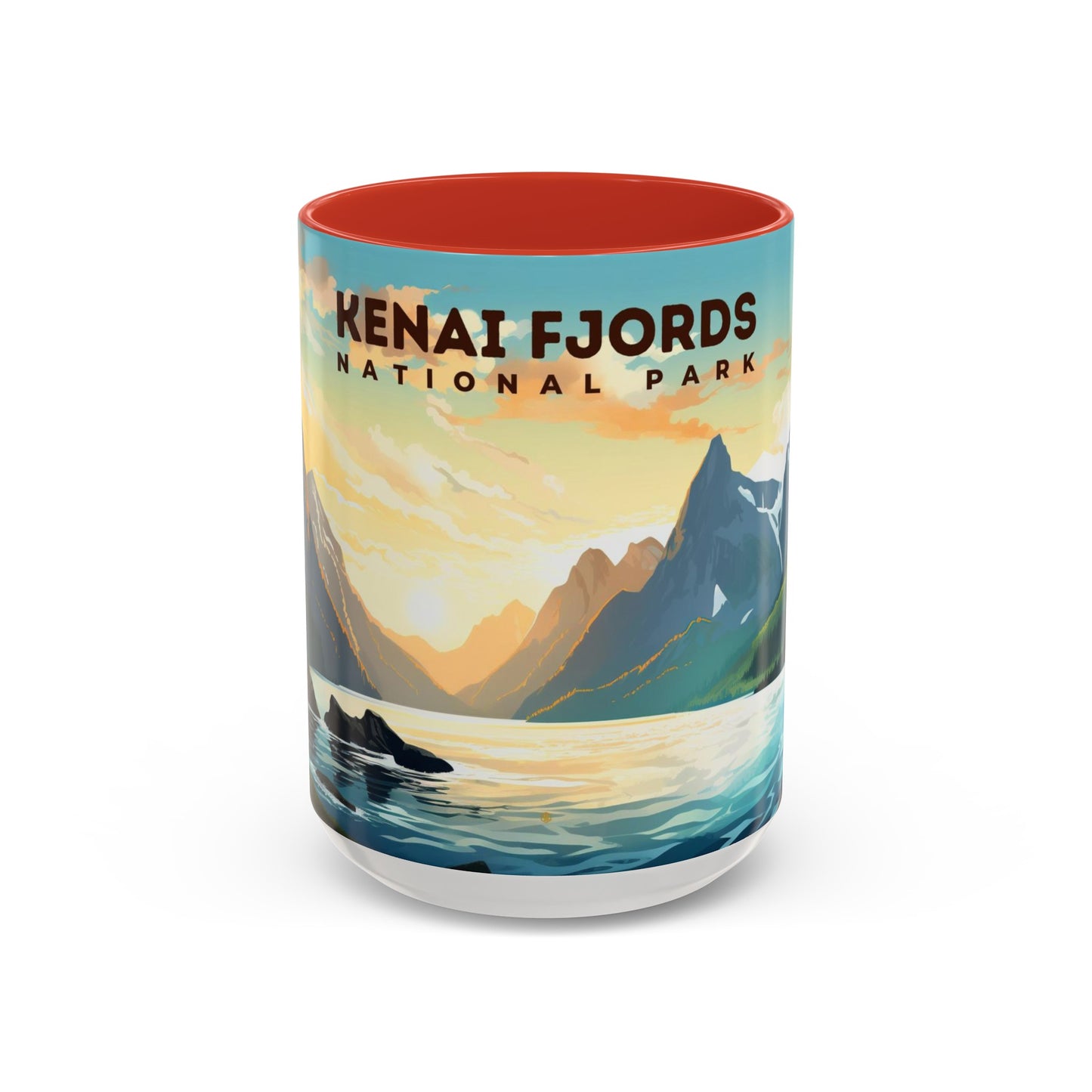 Kenai Fjords National Park Mug | Accent Coffee Mug (11, 15oz)