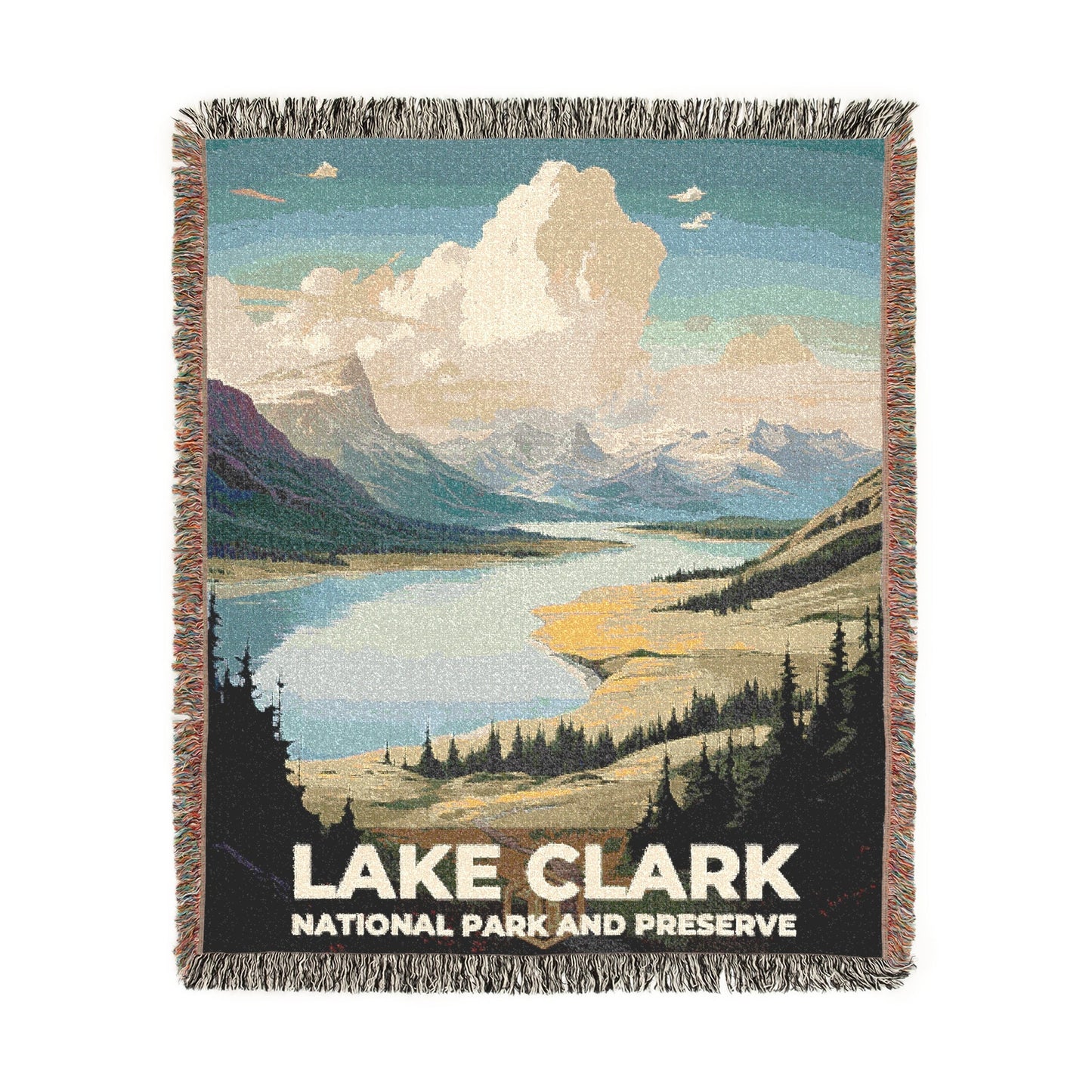 Lake Clark National Park Woven Blanket | S07
