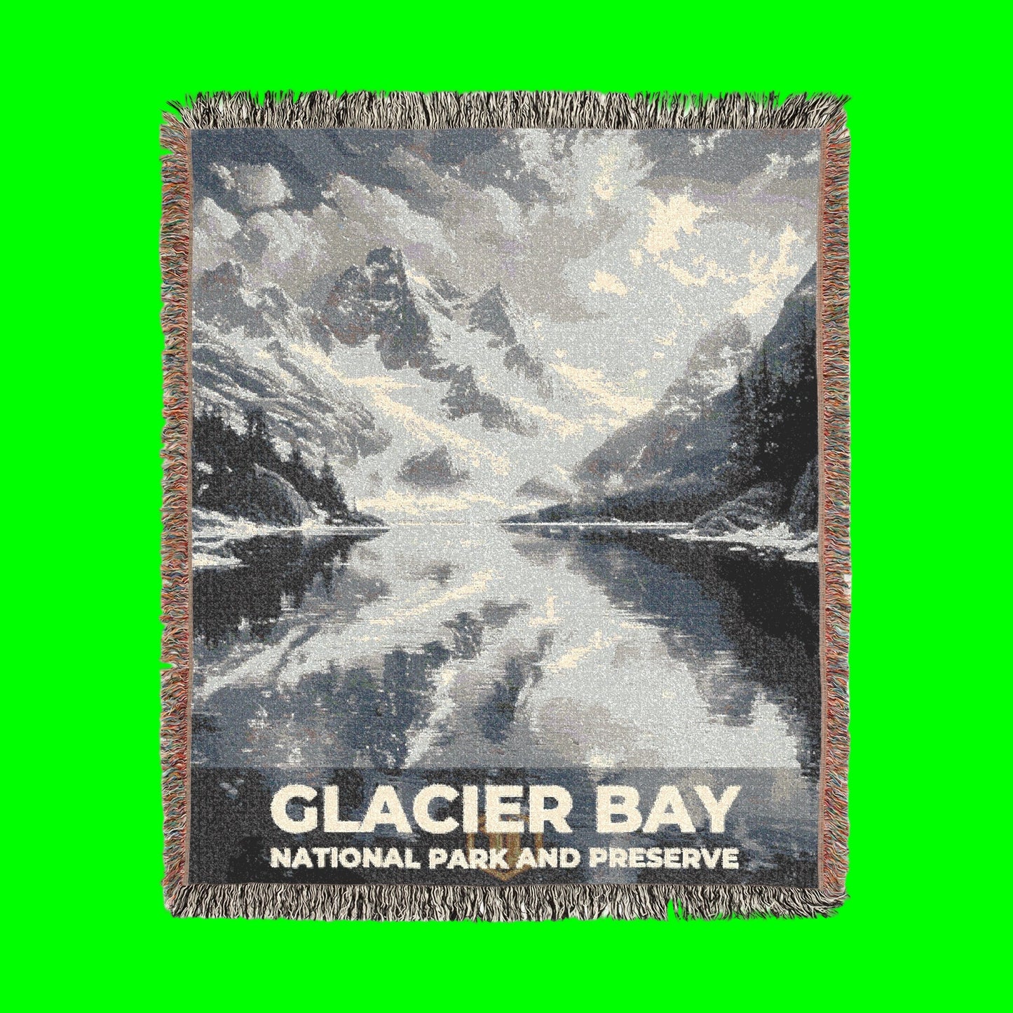 Glacier Bay National Park Woven Blanket | S15