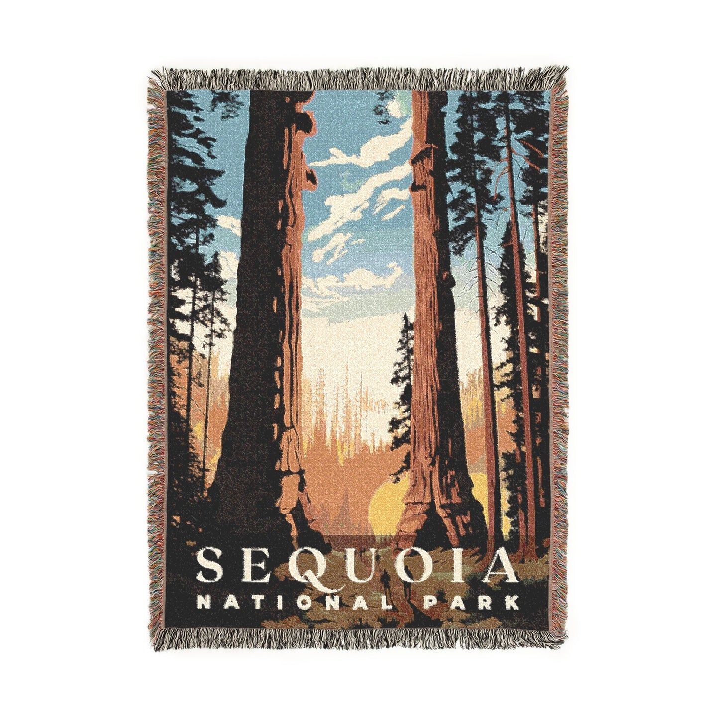 Sequoia National Park Woven Blanket | S01