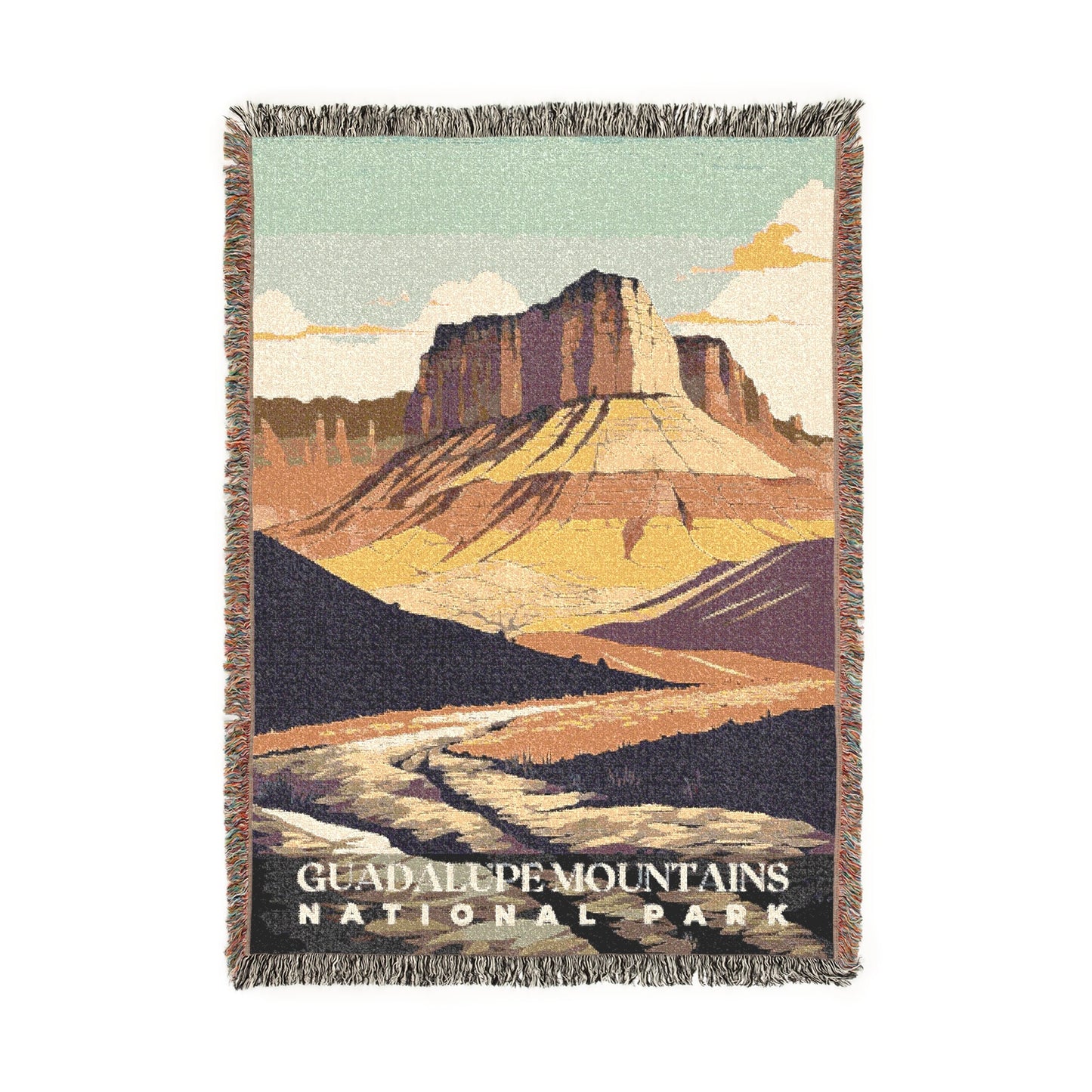 Guadalupe Mountains National Park Woven Blanket | S01
