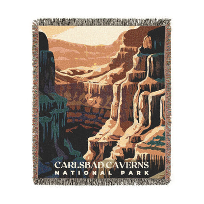 Carlsbad Caverns National Park Woven Blanket | S01