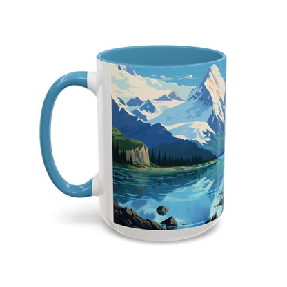 Glacier Bay National Park Mug | Accent Coffee Mug (11, 15oz)