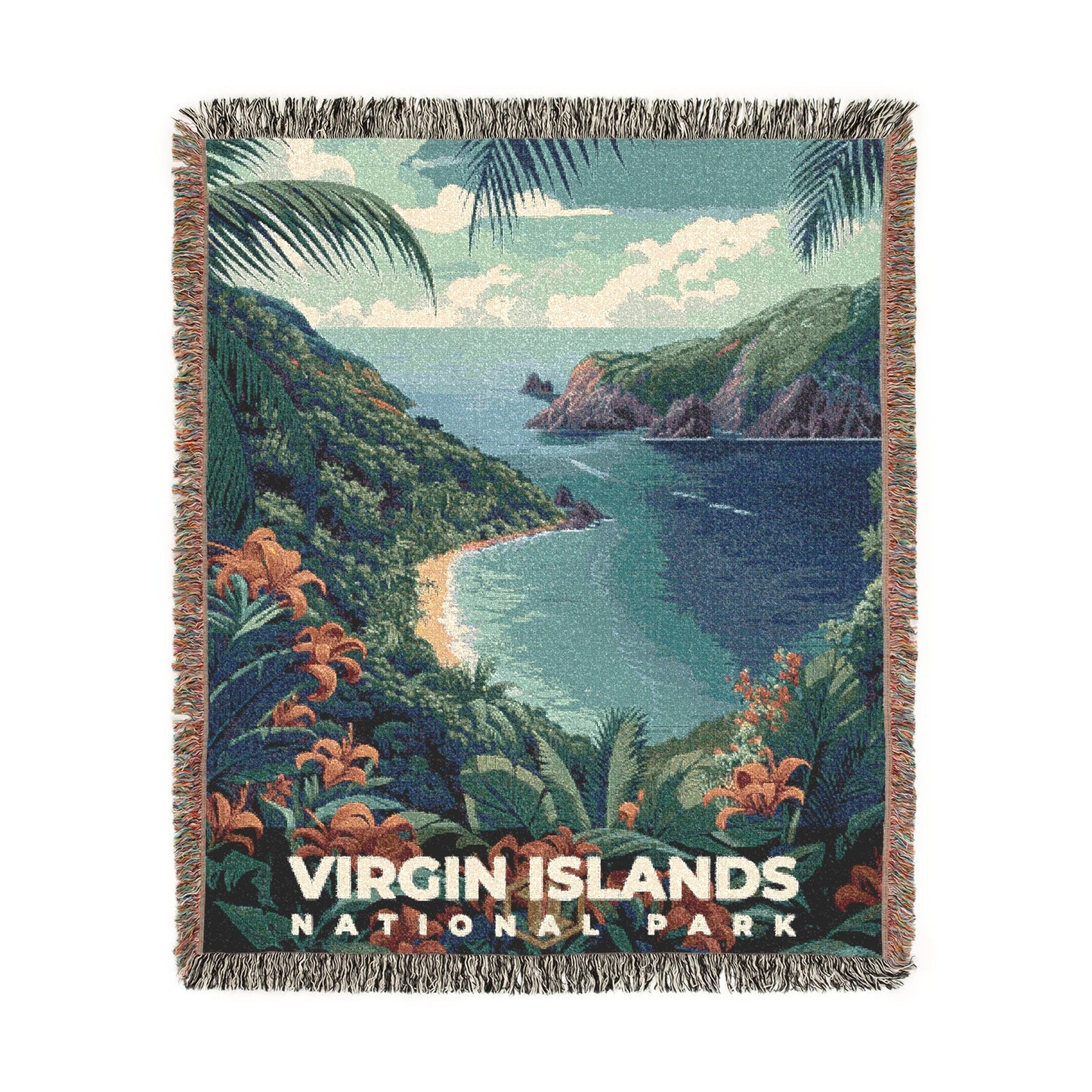 Virgin Islands National Park Woven Blanket | S11