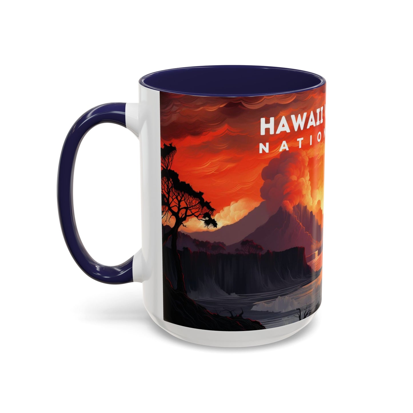 Hawaii Volcanoes National Park Mug | Accent Coffee Mug (11, 15oz)