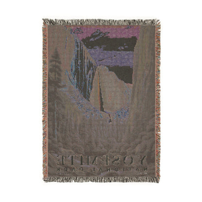 Yosemite National Park Woven Blanket | S02
