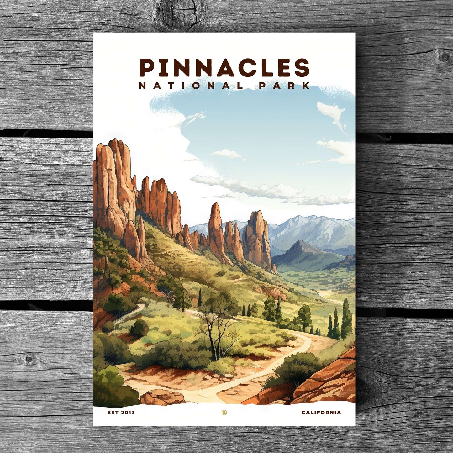 Pinnacles National Park Poster | S08