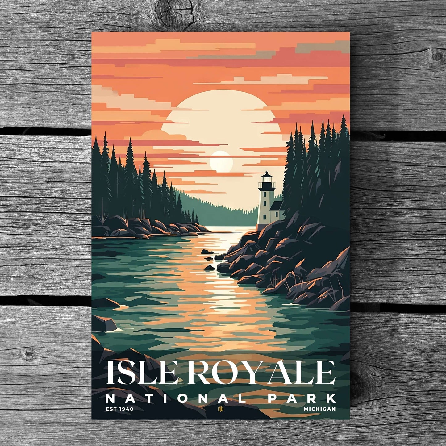 Isle Royale National Park Poster | S05