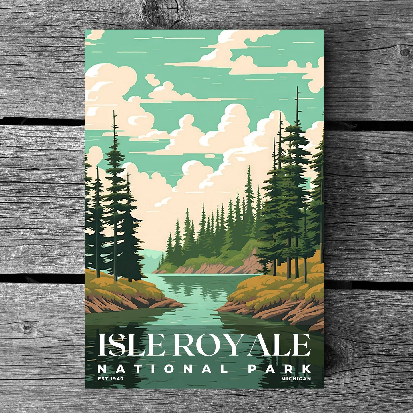 Isle Royale National Park Poster | S03