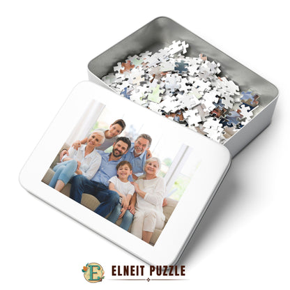 Custom Photo Puzzle, Personalized Family Gift