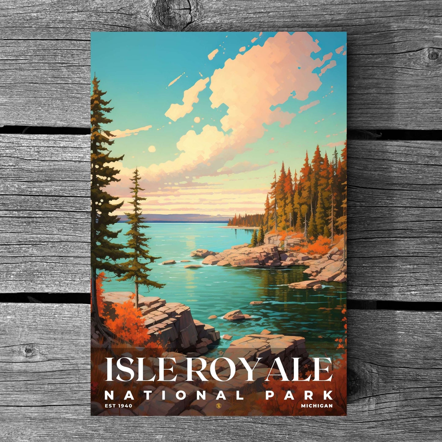 Isle Royale National Park Poster | S06