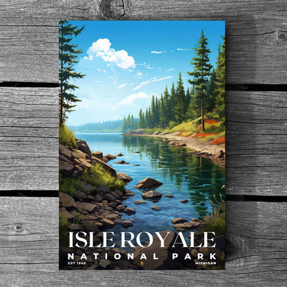 Isle Royale National Park Poster | S07