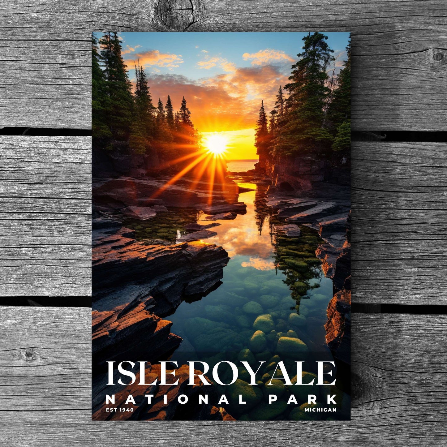 Isle Royale National Park Poster | S10