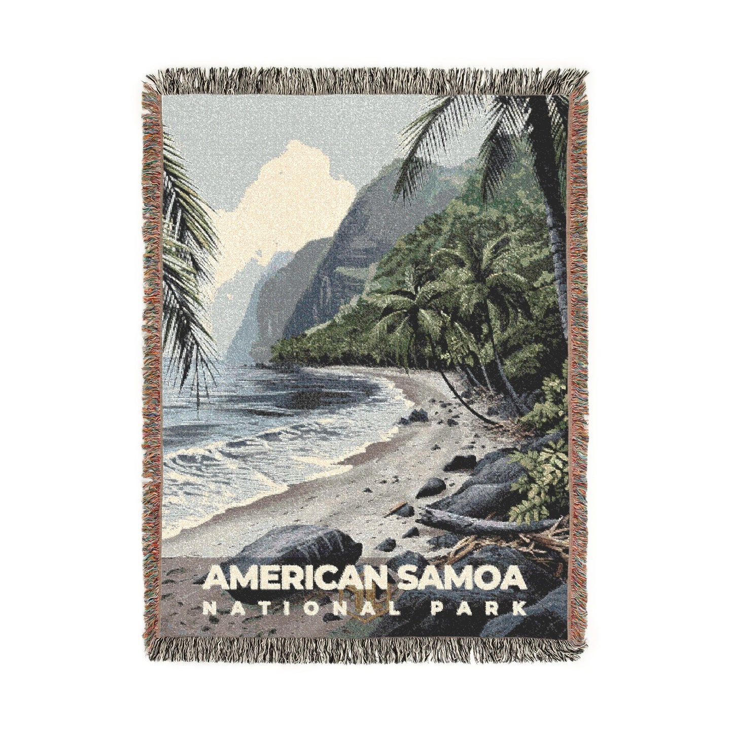 American Samoa National Park Woven Blanket | S17