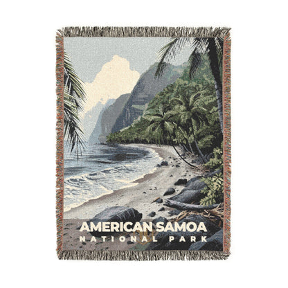 American Samoa National Park Woven Blanket | S17