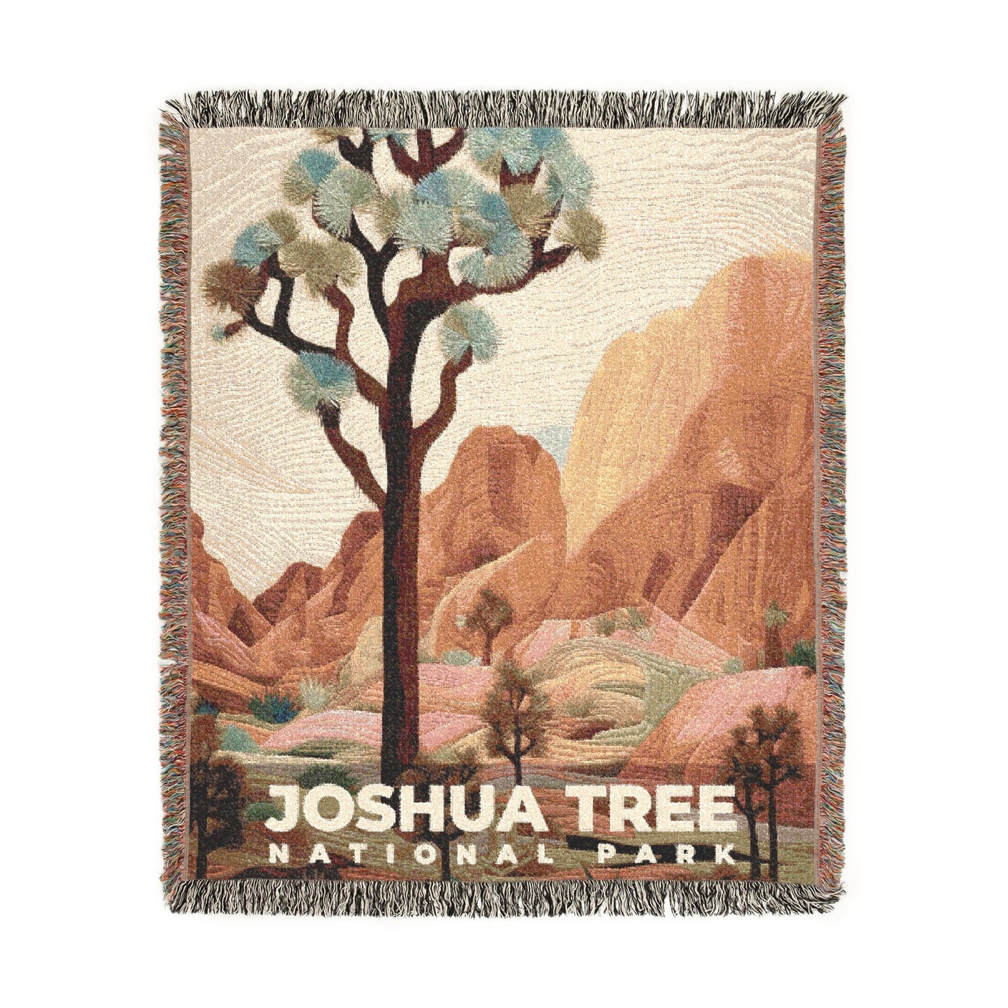 Joshua Tree National Park Woven Blanket | S09