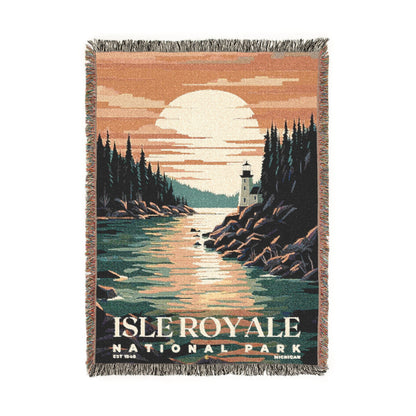 Isle Royale National Park Woven Blanket | S05