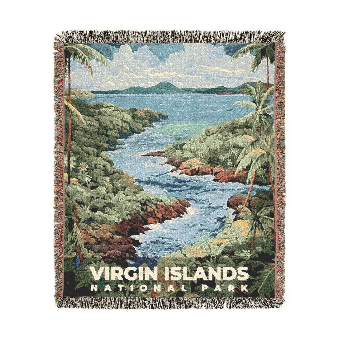 Virgin Islands National Park Woven Blanket | S09