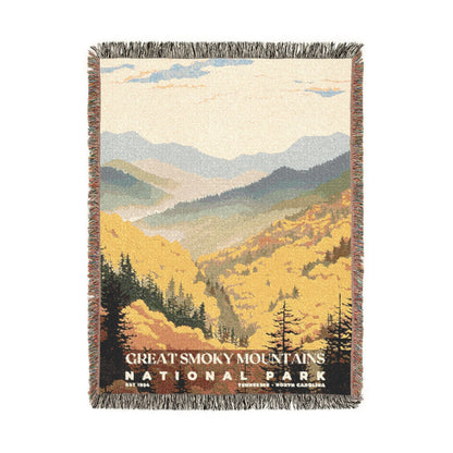 Great Smoky Mountains National Park Woven Blanket | S03