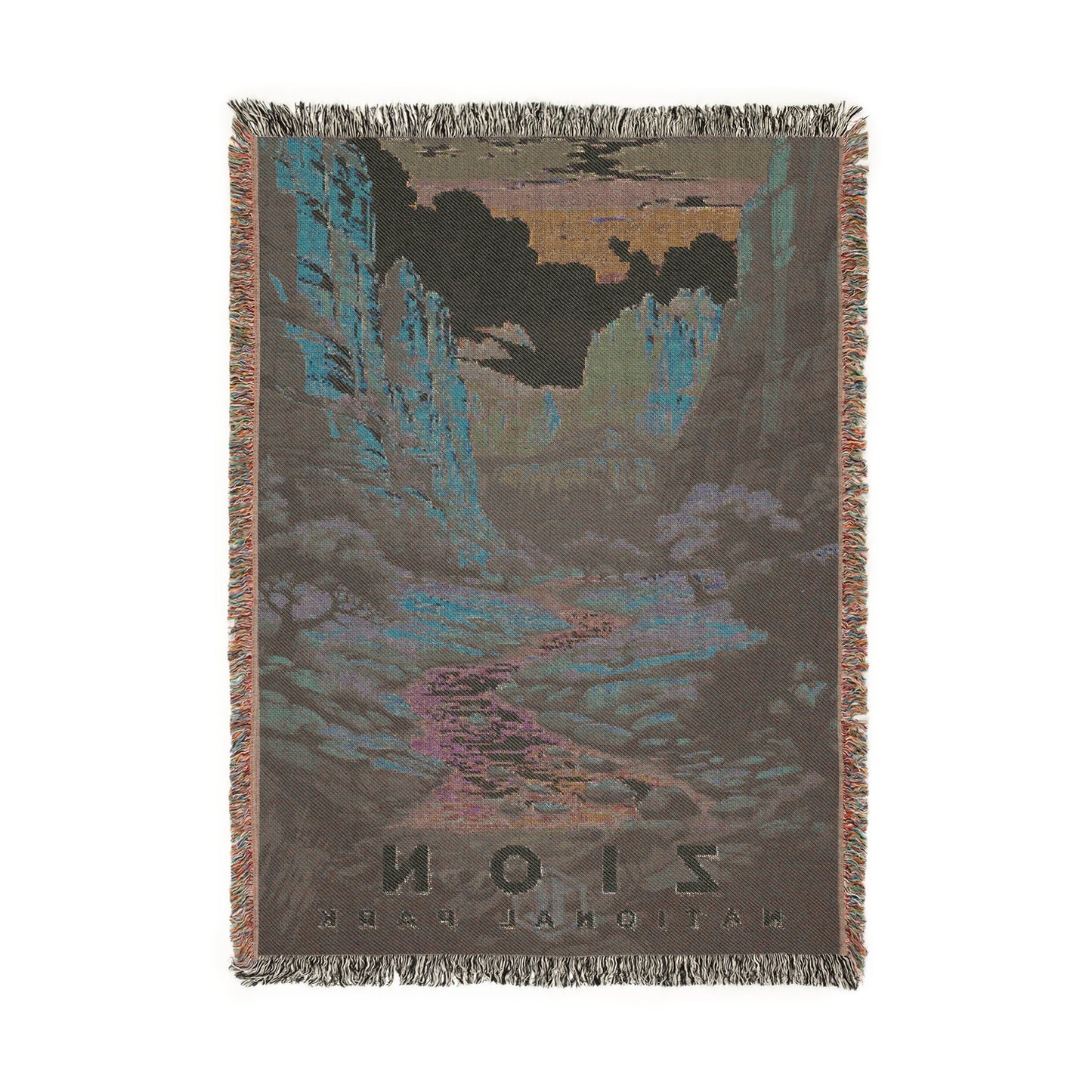Zion National Park Woven Blanket | S07