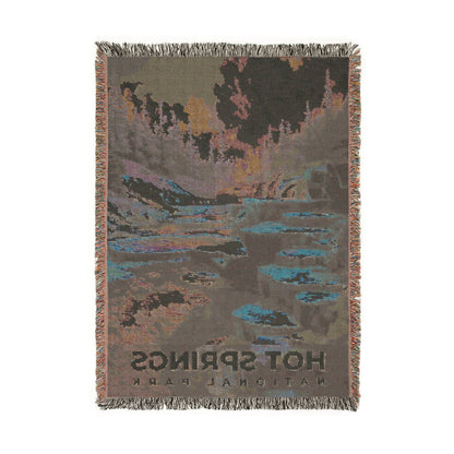 Hot Springs National Park Woven Blanket | S13