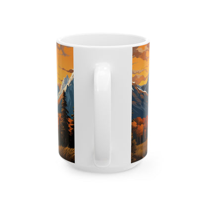 Grand Teton National Park Mug | White Ceramic Mug (11oz, 15oz)