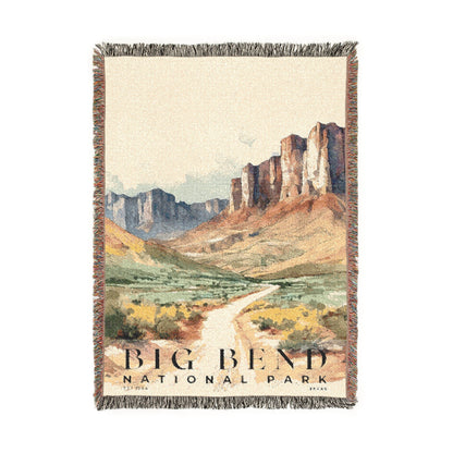 Big Bend National Park Woven Blanket | S04