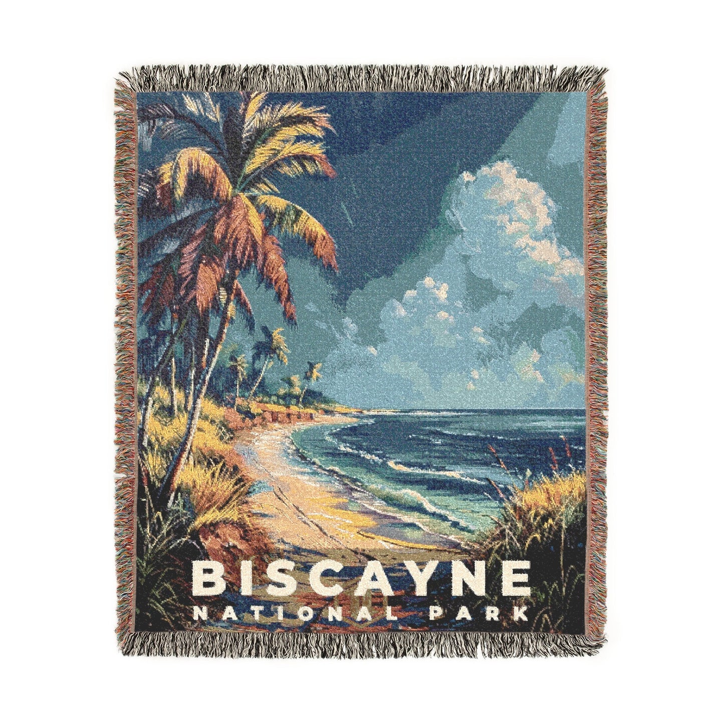 Biscayne National Park Woven Blanket | S16