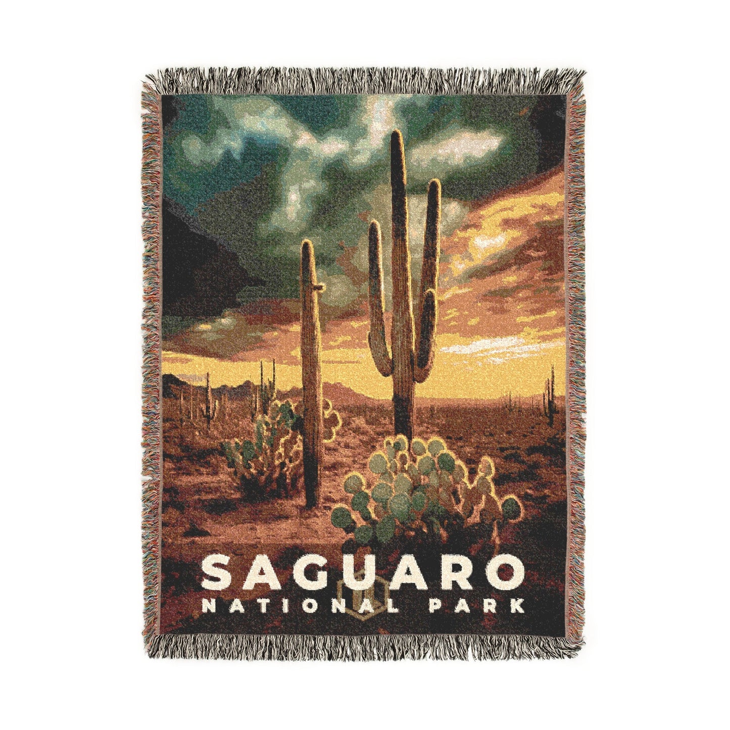 Saguaro National Park Woven Blanket | S10