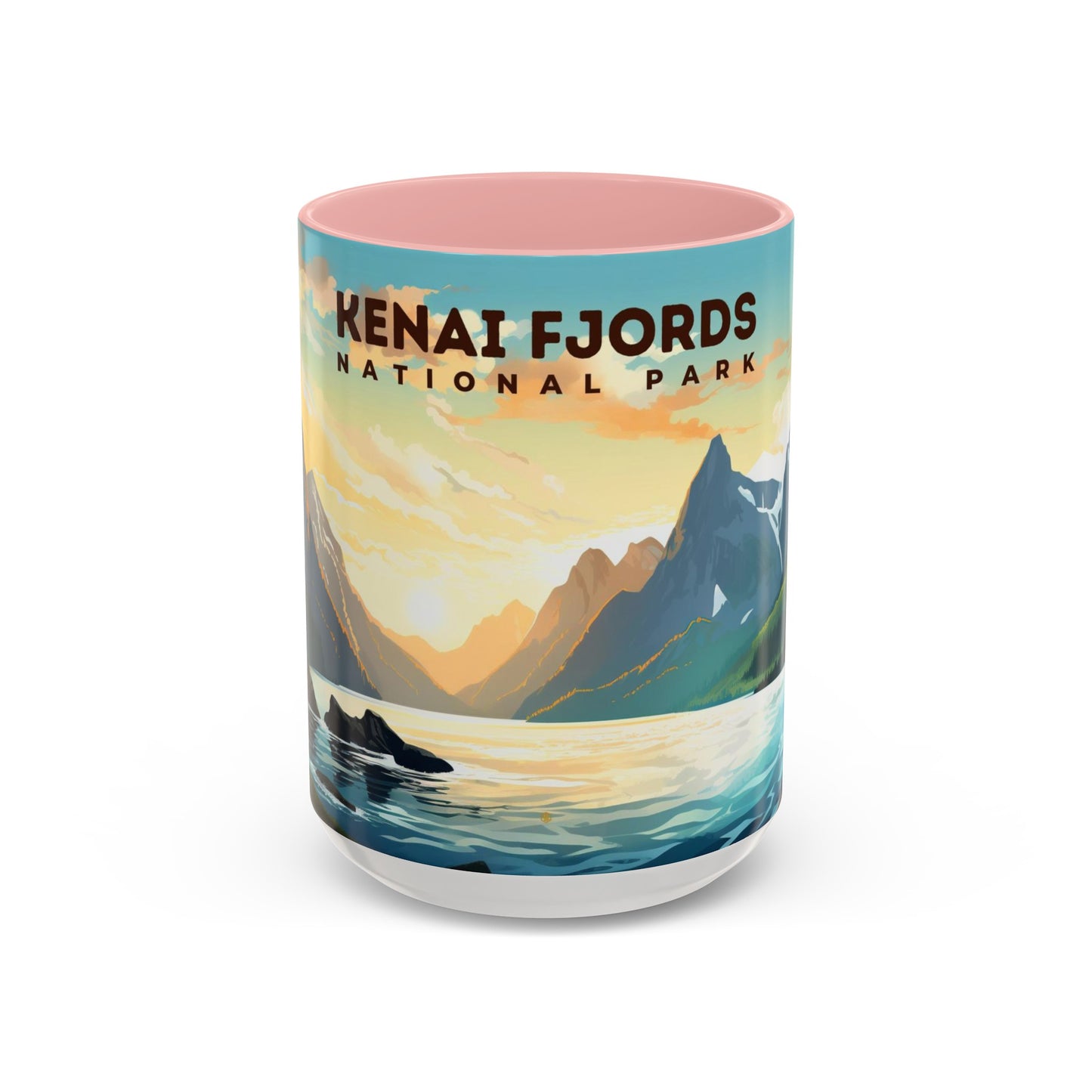 Kenai Fjords National Park Mug | Accent Coffee Mug (11, 15oz)