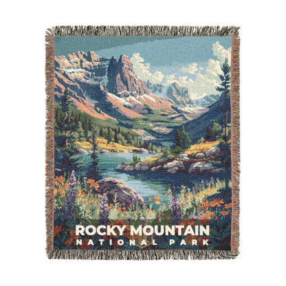 Rocky Mountain National Park Woven Blanket | S11