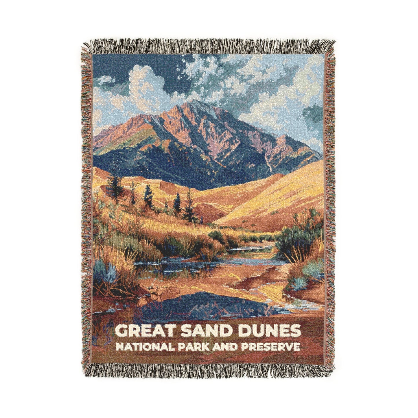 Great Sand Dunes National Park Woven Blanket | S18