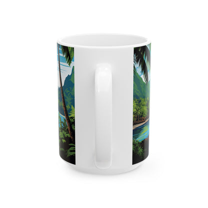 American Samoa National Park Mug | White Ceramic Mug (11oz, 15oz)