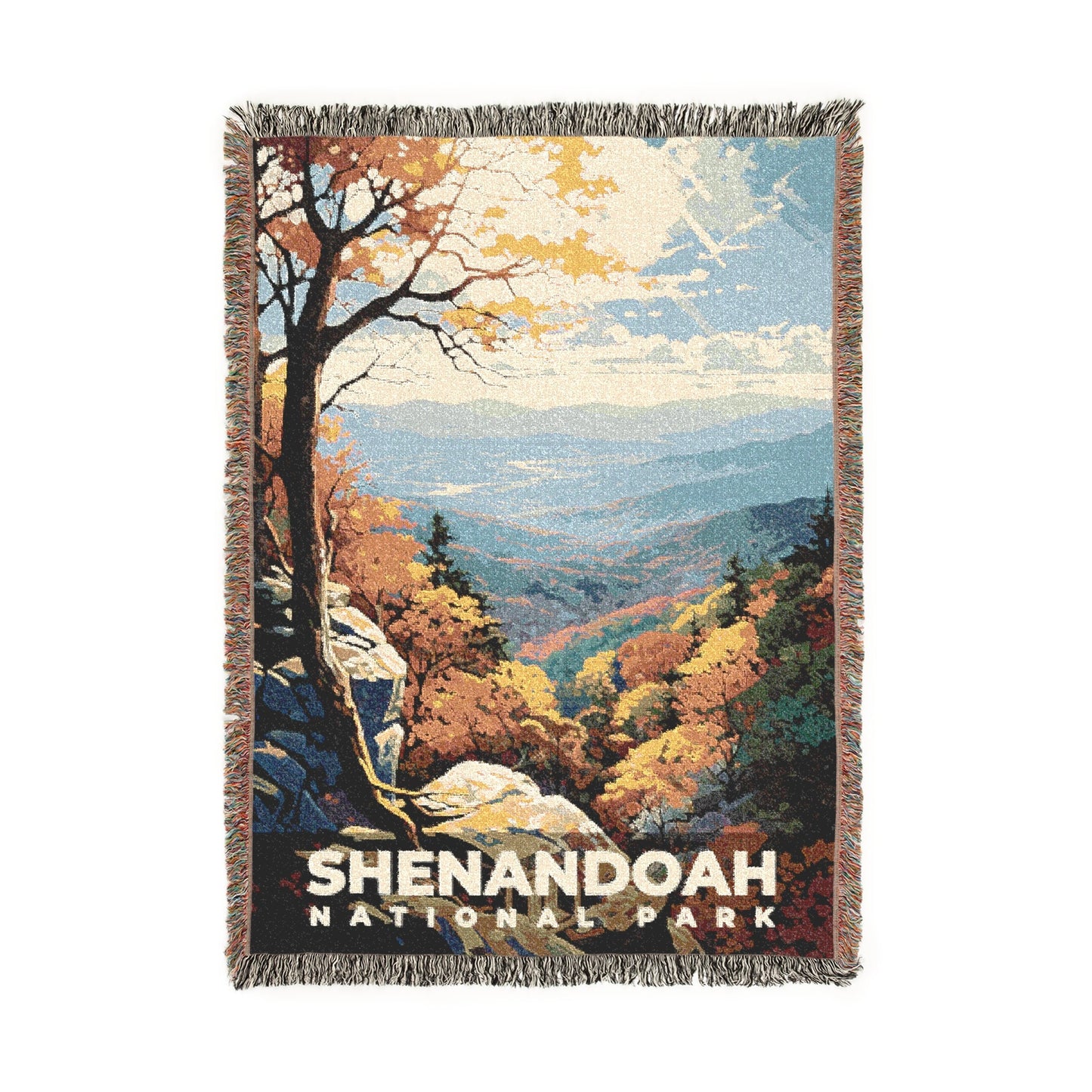 Shenandoah National Park Woven Blanket | S06