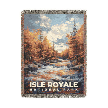 Isle Royale National Park Woven Blanket | S14