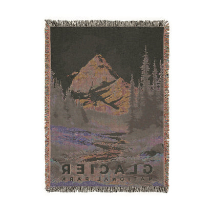 Glacier National Park Woven Blanket | S08