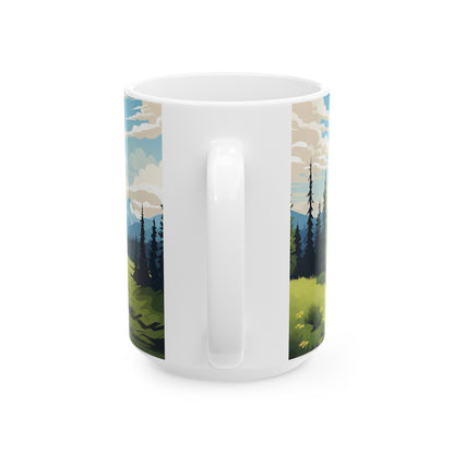 Denali National Park Mug | White Ceramic Mug (11oz, 15oz)